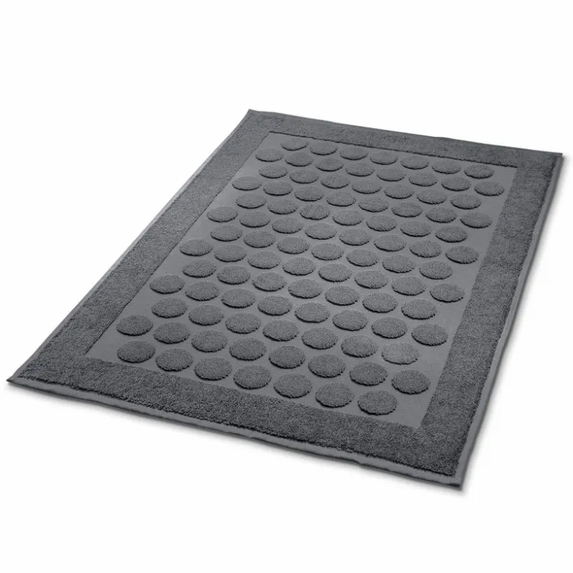 Collection Noblesse Badteppiche-Badvorleger Kreise 50 x 70 cm Grahpitgrau