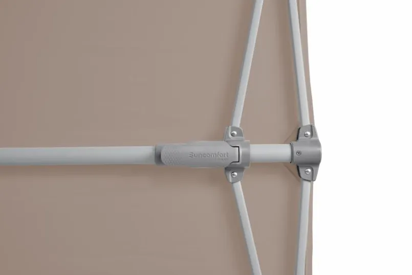 Glatz Sonnenschirme-Balkonschirm Suncomfort Grey