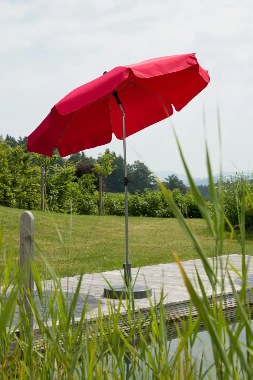 Schneider Schirme Sonnenschirme|Balkonschirme-Balkonschirm Locarno Ø 200 cm Rot