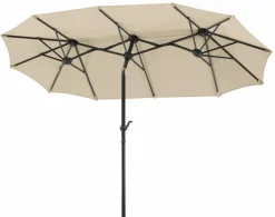 Sonnenschirme|Balkonschirme|Schneider Schirme Balkonschirm Salerno 300 x 150 cm Natur