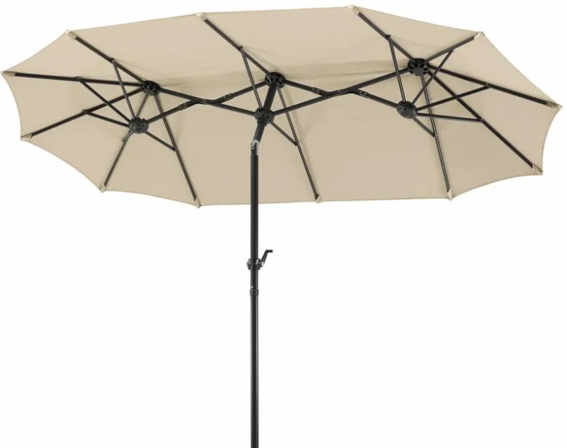 Sonnenschirme|Balkonschirme|Schneider Schirme Balkonschirm Salerno 300 x 150 cm Natur