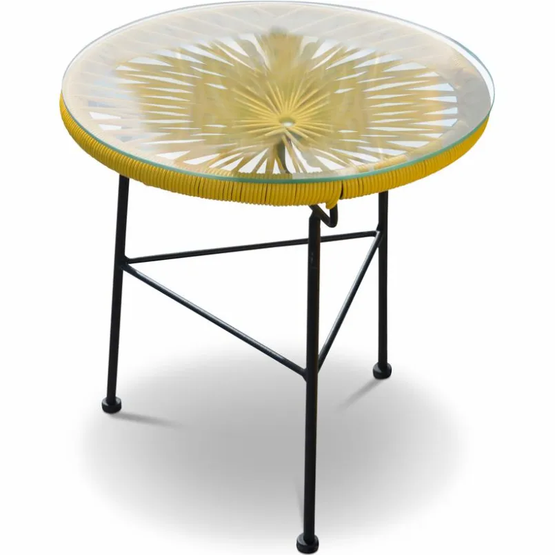 Balkontische| Balkontisch Egg ⌀ 45 cm Gelb