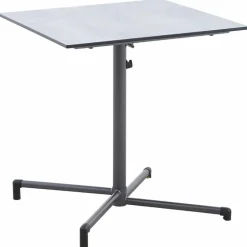Gartentische|MWH Balkontisch klappbar Flip 70 x 70 cm Iron