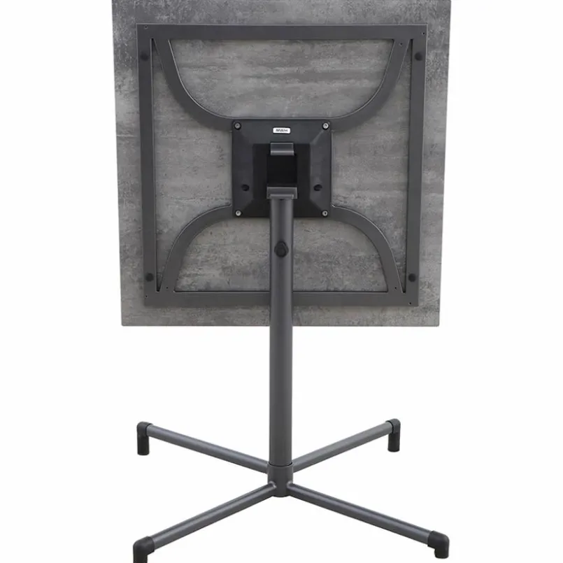 Gartentische|MWH Balkontisch klappbar Flip 70 x 70 cm Iron