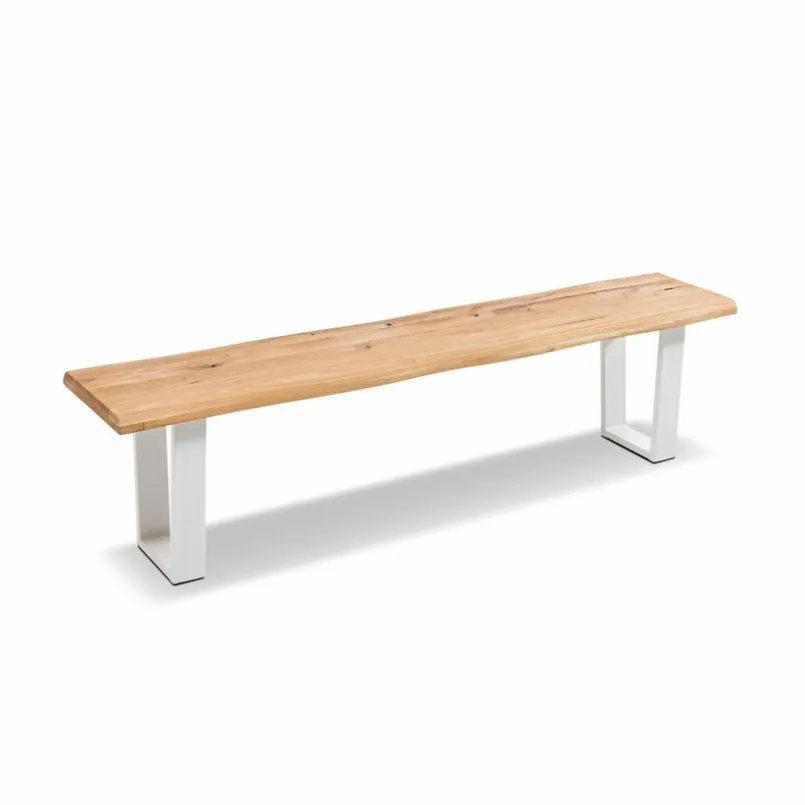 Portobello Sitzbänke-Bank Denver 160 cm Wildeiche