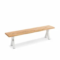 Portobello Sitzbänke-Bank Denver 160 cm Wildeiche