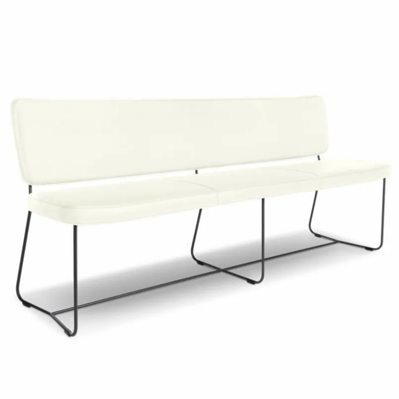 bert plantagie Sitzbänke|Sitzbänke-Bank Kiko-Plus 180 cm Weiß