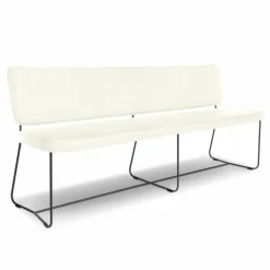 bert plantagie Sitzbänke|Sitzbänke-Bank Kiko-Plus 180 cm Weiß