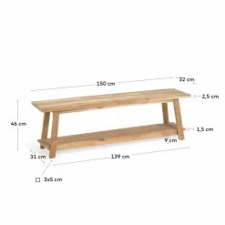 DAHEIM Sitzbänke-Bank Safara Teak