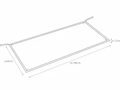 Bank-Auflage Unica 140 x 45 cm<
