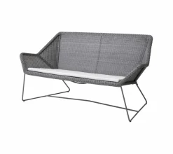 Cane-line Gartenbank-Auflagen-Bank-Auflage Breeze 118 x 46 cm Weiß