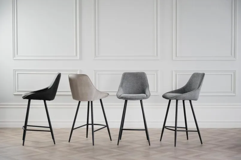 Barhocker|DAHEIM Barhocker Sierra Dunkelgrau
