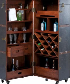 KARE DESIGN Bartische|Regale-Barschrank Globetrotter 73933 Braun