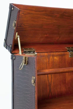 KARE DESIGN Bartische|Regale-Barschrank Globetrotter 73933 Braun