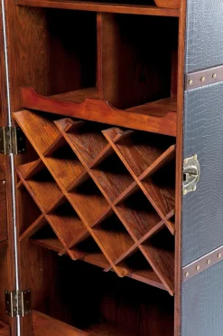KARE DESIGN Bartische|Regale-Barschrank Globetrotter 73933 Braun