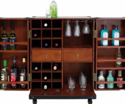 KARE DESIGN Bartische|Regale-Barschrank Globetrotter 77066 Braun