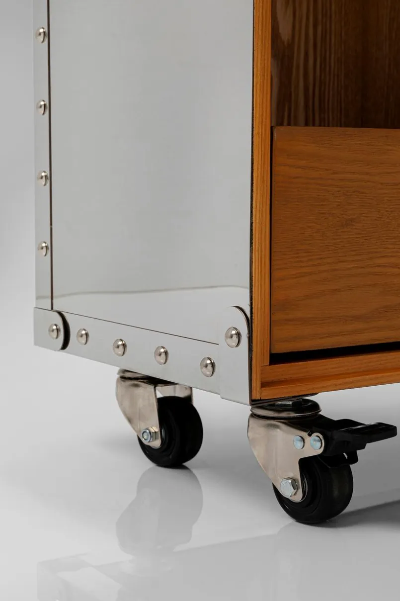 Bartische|Kommoden|KARE DESIGN Barschrank Zoom 86695 Grau / Schwarz