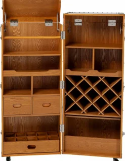 Bartische|Kommoden|KARE DESIGN Barschrank Zoom 86695 Grau / Schwarz
