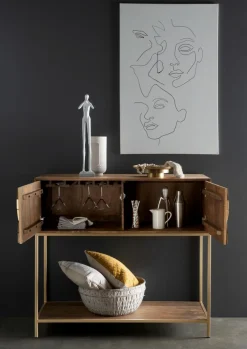 Bartische|G+K Bartisch 122 x 50 cm Indora Mango