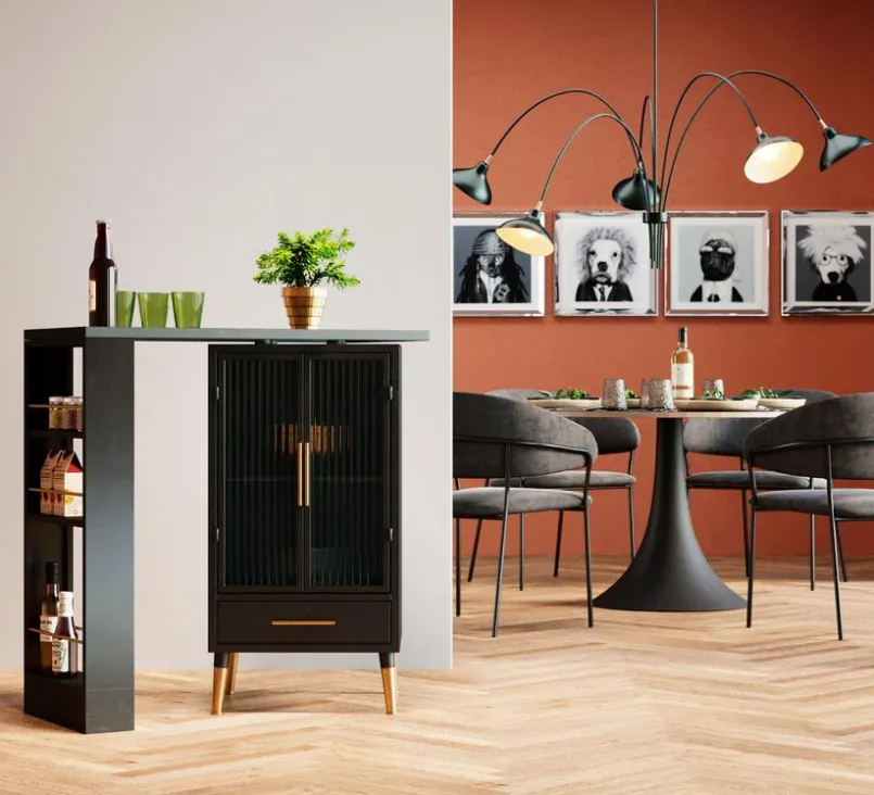Bartische|KARE DESIGN Bartisch La Gomera 85373 Grau