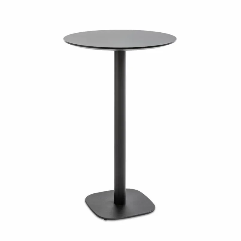 Bartische|Mobitec Bartisch Las Palmas Ø 70 cm Schwarz