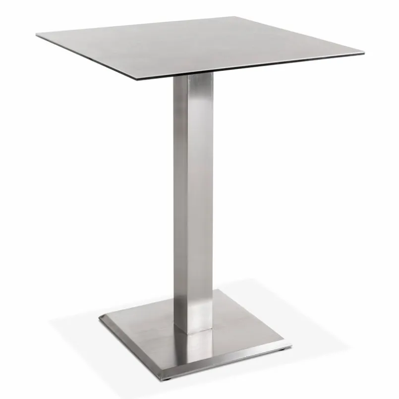 Bartische|BOOOM Bartisch Modica 80 x 80 cm Hellgrau