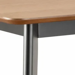Actona Bartische-Bartisch Roxby 120 x 60 cm Schwarz / Eiche