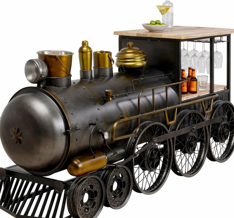 KARE DESIGN Bartische-Bartisch Steamlock 87197 Schwarz