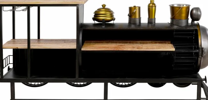 KARE DESIGN Bartische-Bartisch Steamlock 87197 Schwarz