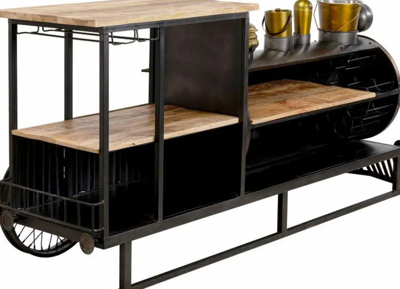 KARE DESIGN Bartische-Bartisch Steamlock 87197 Schwarz