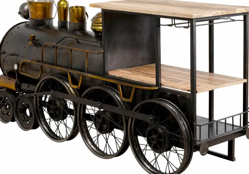 KARE DESIGN Bartische-Bartisch Steamlock 87197 Schwarz