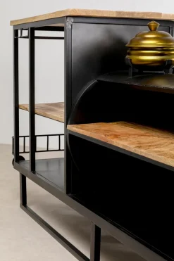 KARE DESIGN Bartische-Bartisch Steamlock 87197 Schwarz