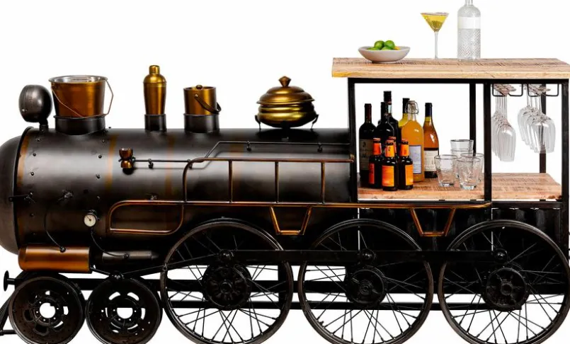 KARE DESIGN Bartische-Bartisch Steamlock 87197 Schwarz