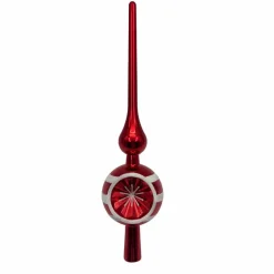 Für Den Weihnachtsbaum| Baumspitze Am Nordpol 28,5 cm Rot