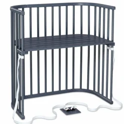 babybay Stubenwagen & Babywiegen|Stubenwagen & Babywiegen-Beistellbett Boxspring Grau