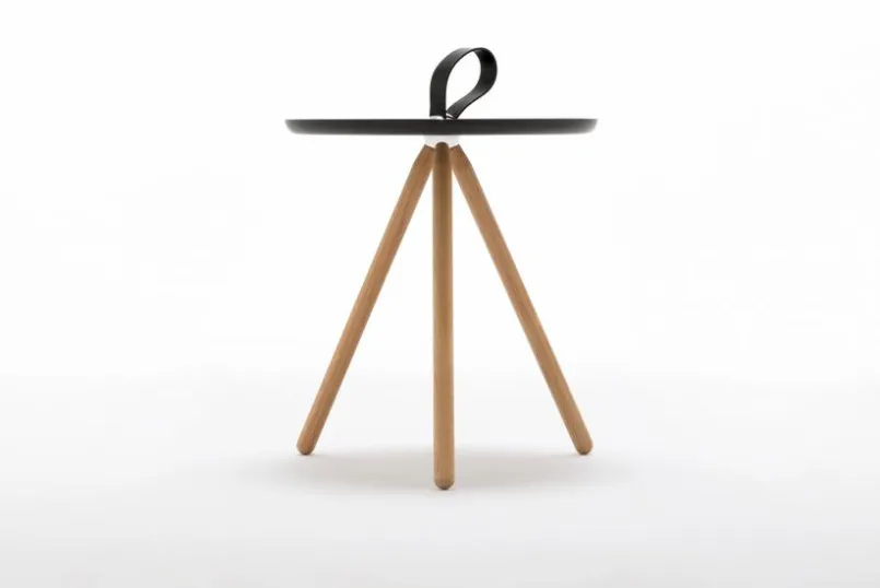 Couchtische|Rolf Benz Beistelltisch 973-181 Schwarz