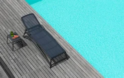 Nardi Balkontische|Gartentische-Beistelltisch Pop 39,5 x 44 cm Anthrazit
