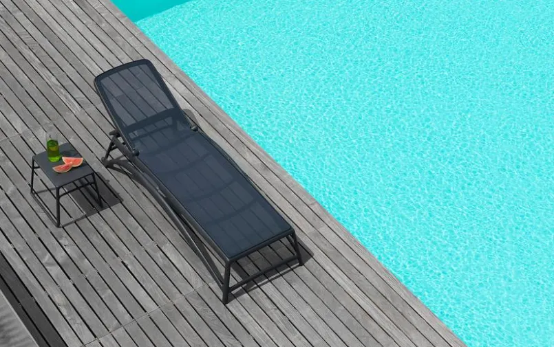 Nardi Balkontische|Gartentische-Beistelltisch Pop 39,5 x 44 cm Anthrazit