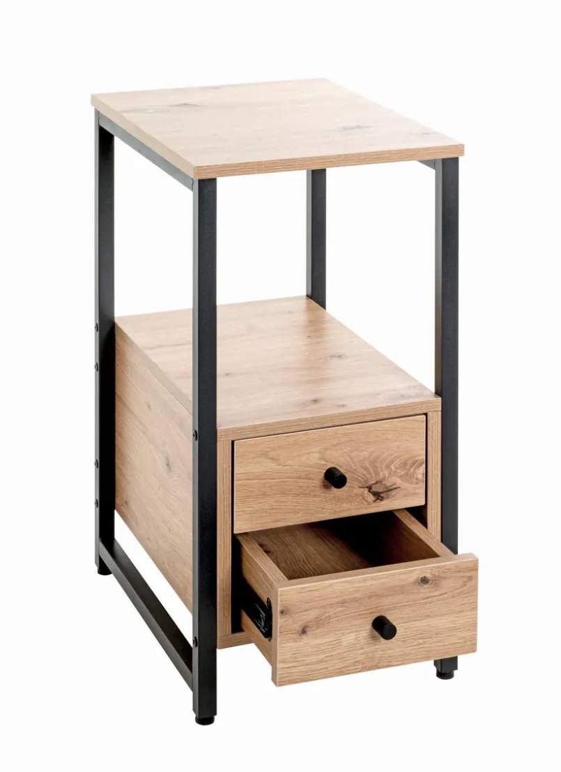 Couchtische|Haku Beistelltisch Burgos Eiche