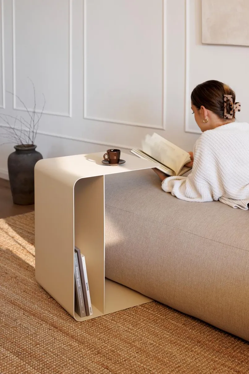 Metallbude Couchtische-Beistelltisch Cosmo Cashew