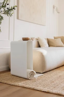 Couchtische|Metallbude Beistelltisch Cosmo Weiß