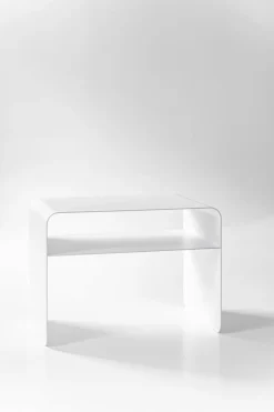 Couchtische|Metallbude Beistelltisch Cosmo Weiß