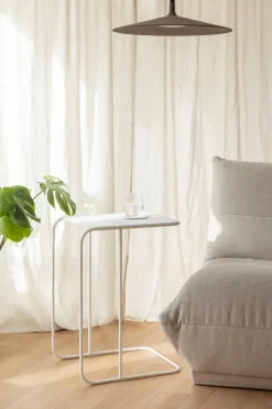 Couchtische|Metallbude Beistelltisch Denya Weiß