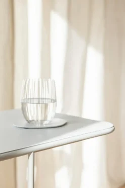 Couchtische|Metallbude Beistelltisch Denya Weiß