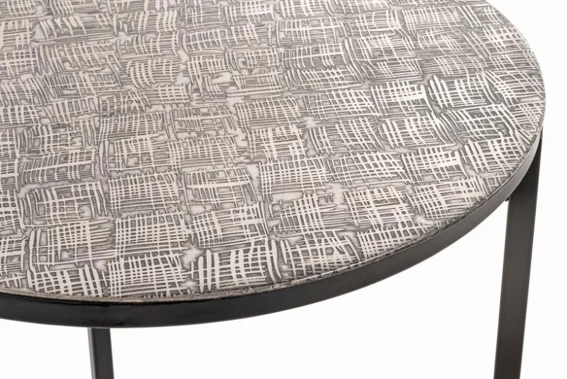 Couchtische|Haku Beistelltisch Gaya Silber
