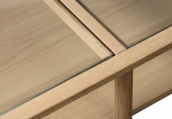 DAHEIM Couchtische-Beistelltisch Gestell aus massiver Eiche