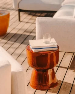 Balkontische|Gartentische|Kave Home Beistelltisch Mesquida Braun
