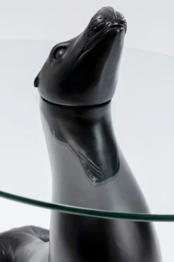 KARE DESIGN Couchtische|Dekofiguren Tiere & Pflanzen-Beistelltisch Sea Lion 87150 Schwarz
