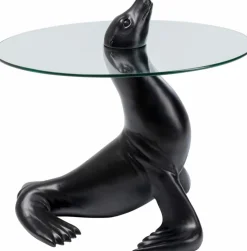 KARE DESIGN Couchtische|Dekofiguren Tiere & Pflanzen-Beistelltisch Sea Lion 87150 Schwarz