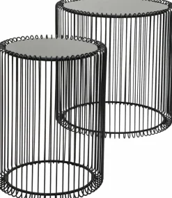 Beistelltisch Wire Black 79578 2er Set<KARE DESIGN Outlet